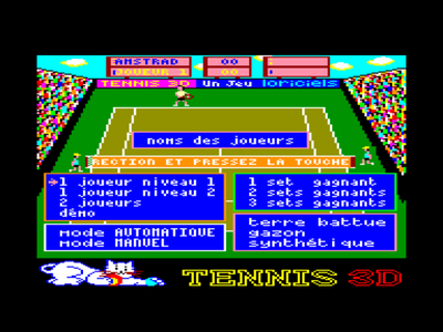 Vs. Tennis (Japan/USA, set TE A-3)